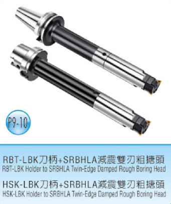 RBT/HSK-LBK刀柄+SRBHLA減震讐刃粗搪頭
